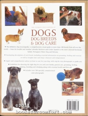 Bild des Verkufers fr The Ultimate Encyclopedia of Dogs, Dog Breeds & Dog Care zum Verkauf von booksforcomfort