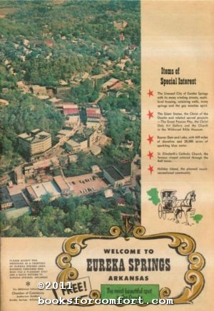 Seller image for Welcome to Eureka Springs Arkansas Brochure for sale by booksforcomfort