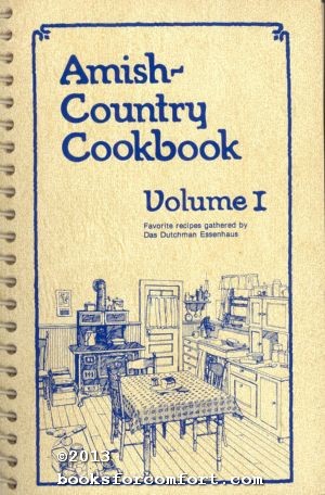 Imagen del vendedor de Amish Country Cookbook Volume 1 a la venta por booksforcomfort