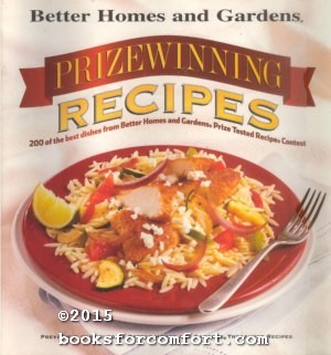 Seller image for Better Homes & Gardens Prizewinning Recipes for sale by booksforcomfort