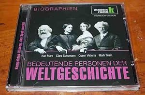 Bild des Verkufers fr Bedeutende Personen der Weltgeschichte - Karl Marx/Clara Schumann/Queen Victoria/Mark Twain zum Verkauf von 3 Mile Island