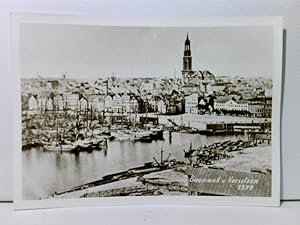 seltene Foto-AK Hamburg, Baumwall und Vorsetzen, Aufnahme von 1877
