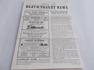 Death Valley News (Fall 1977) Newsletter