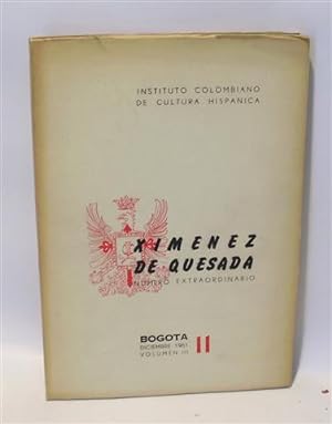 REVISTA XIMÉNEZ DE QUESADA - Número Extraordinario - Diciembre 1961. Vol. III - No. 11
