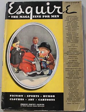 Esquire, the magazine for men. Vol. VIII, November 1937 . Contiene , tra l'altro un articolo di J...