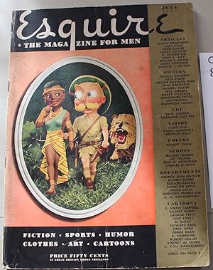 ESQUIRE, the magazine for men. Julj, 1937