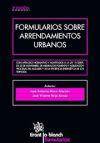 Imagen del vendedor de Formularios sobre Arrendamientos Urbanos a la venta por AG Library