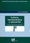 Imagen del vendedor de Cultura, hermenutica y educacin a la venta por AG Library