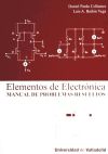 Elementos de electrónica. Manual de problemas resueltos