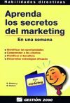 Imagen del vendedor de Aprenda los secretos del marketing en una semana a la venta por AG Library