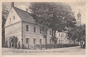 Post Lamsdorf, O.-S. Vorderansicht des Brüderhauses Hohenhof.