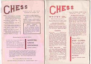 Immagine del venditore per Chess [Magazine]. Vol. 22 No 295/296 August 1957 & Vol. 23 No. 305 November 1957 venduto da Renaissance Books, ANZAAB / ILAB