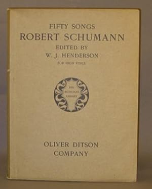 Fifty Songs Robert Schumann (For High Voice)