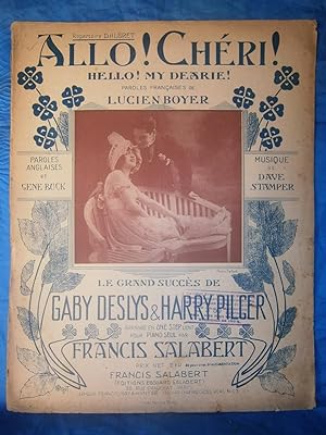 Seller image for GRANDE PARTITION ILLUSTRE 27 x 35 cm " ROSE MARIE " CHANT INDIEN ( INDIAN LOVE CALL ) PIANO & CHANT for sale by LA FRANCE GALANTE