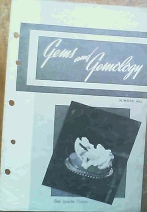 Seller image for Gems &amp; Gemology - Volume VII Summer 1952 Number 6 for sale by Chapter 1
