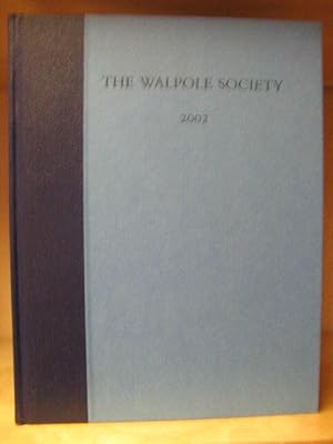 Imagen del vendedor de The Sixty-Fourth Volume of the Walpole Society 2002 a la venta por PsychoBabel & Skoob Books