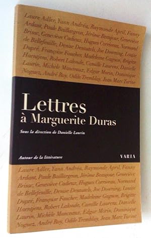 Bild des Verkufers fr Lettres  Marguerite Duras zum Verkauf von Claudine Bouvier