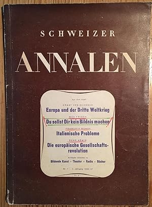 Schweizer Annalen. Nr. 1. 1946.