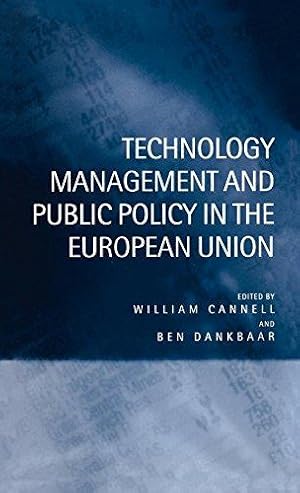 Bild des Verkufers fr Technology Management and Public Policy in the European Union zum Verkauf von Bellwetherbooks