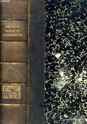 Seller image for VULGATAE EDITIONIS BIBLIORUM SACRORUM CONCORDANTIAE for sale by Le-Livre