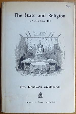 The state and religion in Ceylon since 1815