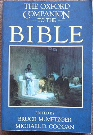 Bild des Verkufers fr THE OXFORD COMPANION TO THE BIBLE. zum Verkauf von Graham York Rare Books ABA ILAB