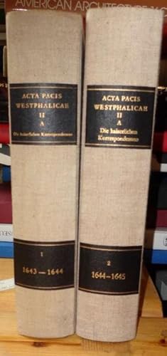 Seller image for Acta Pacis Westphalicae - Serie II / Abt. A: Die kaiserlichen Korrespondenzen / Bd. 1 & 2 (2 Bde.) for sale by Eugen Kpper