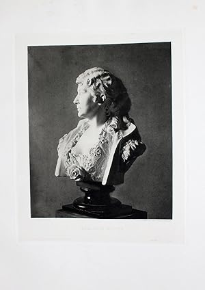 Immagine del venditore per "Charlotte Wolter" originale Heliogravure ca.21x17cm (Darstellung/Image size) von Richard Paulussen (1854 - 1906) nach Tilgner auf Japan (25x20cm) auf B�tten-Karton (38x28cm) aufgewalzt (Chine appliqu�) venduto da Kunsthandel & Antiquariat Magister Ru�