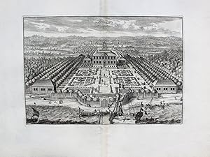 Seller image for "Sandmare" originaler Kupferstich von zwei Platten ca.22x33cm (Darstellung/image size) von Holmia nach Jan van Aveelen (1650 in Leiden - 1727 in Stockholm) auf B�tten/hand-made paper (35x46cm) for sale by Kunsthandel & Antiquariat Magister Ru�