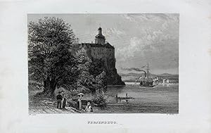 Seller image for "Persenbeug" originaler Stahlstich ca.10x16cm (Darstellung/image size) von Winkles nach Alt auf B�tten-Papier (14x22cm) unterhalb der Darstellung typographisch betitelt und betitelt; aus: "Eduard Duller Die Donaul�nder" Leipzig 1838-40 for sale by Kunsthandel & Antiquariat Magister Ru�