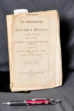 Brunos Buch vom Sächsischen Krieg übersetzt von Dr.Wilhelm Wattenbach (= Die Geschichtsschreiber ...