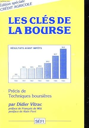Immagine del venditore per LES CLES DE LA BOURSE. PRECIS DE TECHNIQUES BOURSIERES venduto da Le-Livre