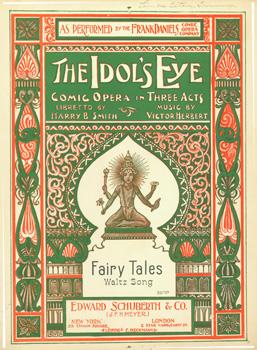 Image du vendeur pour The Idol's Eye. Comic Opera In Three Acts. mis en vente par Wittenborn Art Books