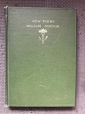Seller image for New Poems by William Watson for sale by Cragsmoor Books