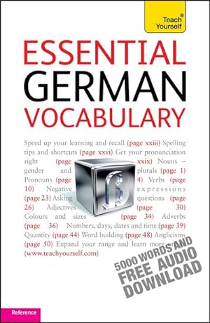 Bild des Verkufers fr Teach Yourself. Essential German Vocabulary zum Verkauf von AHA-BUCH GmbH