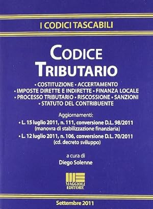 Immagine del venditore per Codice tributario venduto da Libro Co. Italia Srl