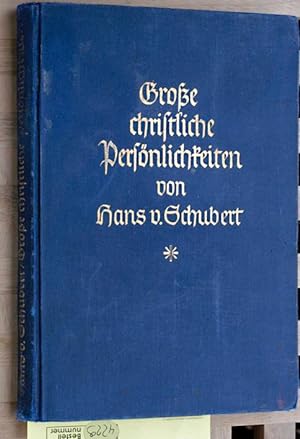 Bild des Verkufers fr Groe christliche Persnlichkeiten : Eine historische Skizzenreihe. zum Verkauf von Baues Verlag Rainer Baues 