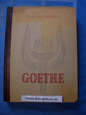 Imagen del vendedor de Goethe : Zur 200. Wiederkehr des Geburtstages von Johann Wolfgang Goethe am 28.8.1949. [bers. von Rupprecht Leppla] a la venta por Antiquariat BehnkeBuch