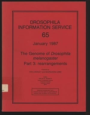 Bild des Verkufers fr Drosophila Information Service 65, January 1987. The Genome of Drosophila melanogaster. Part 3: rearrangements. zum Verkauf von Antiquariat Bookfarm