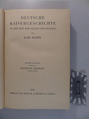 Seller image for Deutsche Kaisergeschichte in der Zeit der Salier und Staufer. for sale by Druckwaren Antiquariat