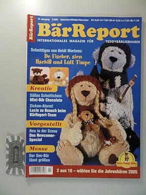 BärReport - Internationale Fachzeitschrift für Teddybärenliebhaber - 10. Jahrgang - Ausgabe 3/2004.