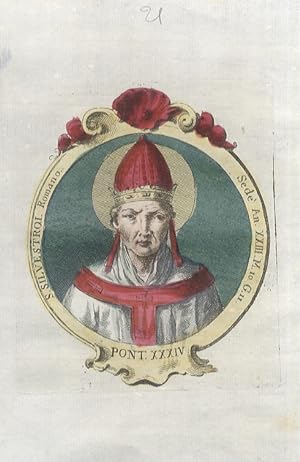 S. Silvestro I Romano. Sedè A. XXIII, M. 10, G. 11. (Consacrato vescovo di Roma fu papa dal 314 a...