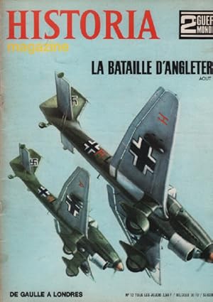 2ème guerre mondiale / historia magazine n° 12 la bataille d'angleterre