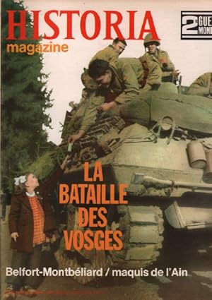 2ème guerre mondiale / historia magazine n° 82 la bataille des vosges