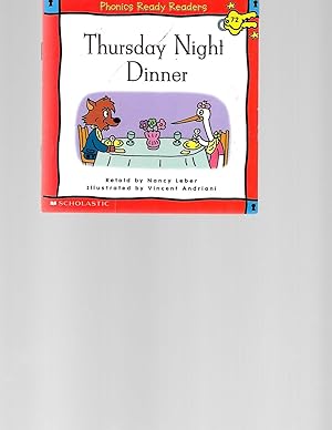 Seller image for Thursday Night Dinner (Phonics Ready Readers, 72) for sale by TuosistBook