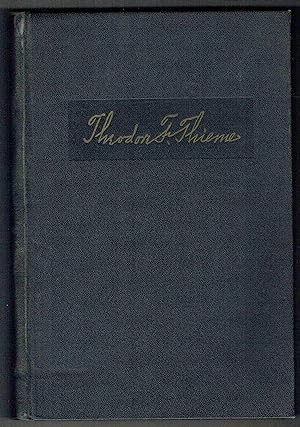 Image du vendeur pour Theodore F. Thieme: A Man and His Times mis en vente par Hyde Brothers, Booksellers
