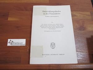 Seller image for Entwicklungslnder in der Finanzkrise : Probleme u. Perspektiven. von Jrn Altmann . Hrsg. von Udo Ernst Simonis, Verein fr Socialpolitik: Schriften des Vereins fr Socialpolitik ; N.F., Bd. 136 for sale by Antiquariat im Kaiserviertel | Wimbauer Buchversand