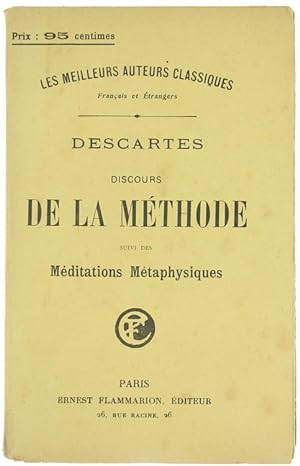 Seller image for DISCOURS DE LA METHODE suivi des MEDITATIONS METAPHYSIQUES.: for sale by Bergoglio Libri d'Epoca