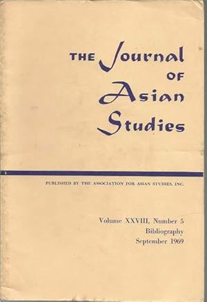 Seller image for The Journal of Asian Studies Volume Xxviii No. 5 for sale by Lincbook
