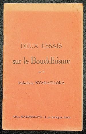 Imagen del vendedor de Deux essais sur le Bouddhisme a la venta por LibrairieLaLettre2